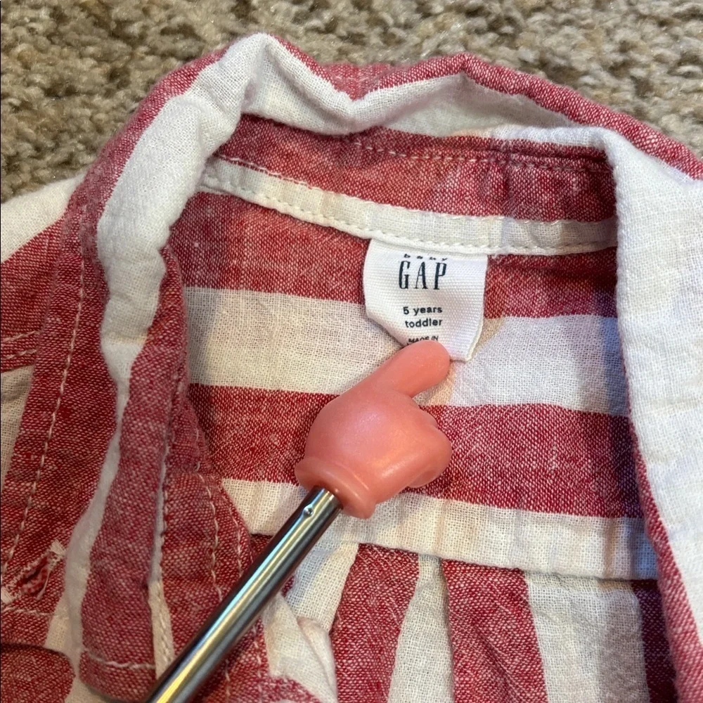 Boys Button Down Shirt Bundle of 3. Size 4-5 Cotton/Linen Gap Gymboree Crewcuts